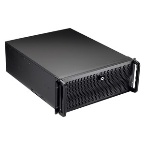 Codegen 4U Rackmount 600mm v2 Server Case in Black with Butterfly Lock, 2 x 80mm fans, 2 x 120mm fans