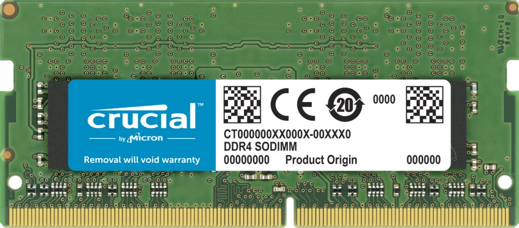 Crucial 32GB DDR4-25600 3200MHz 1.2V CL22 SODIMM