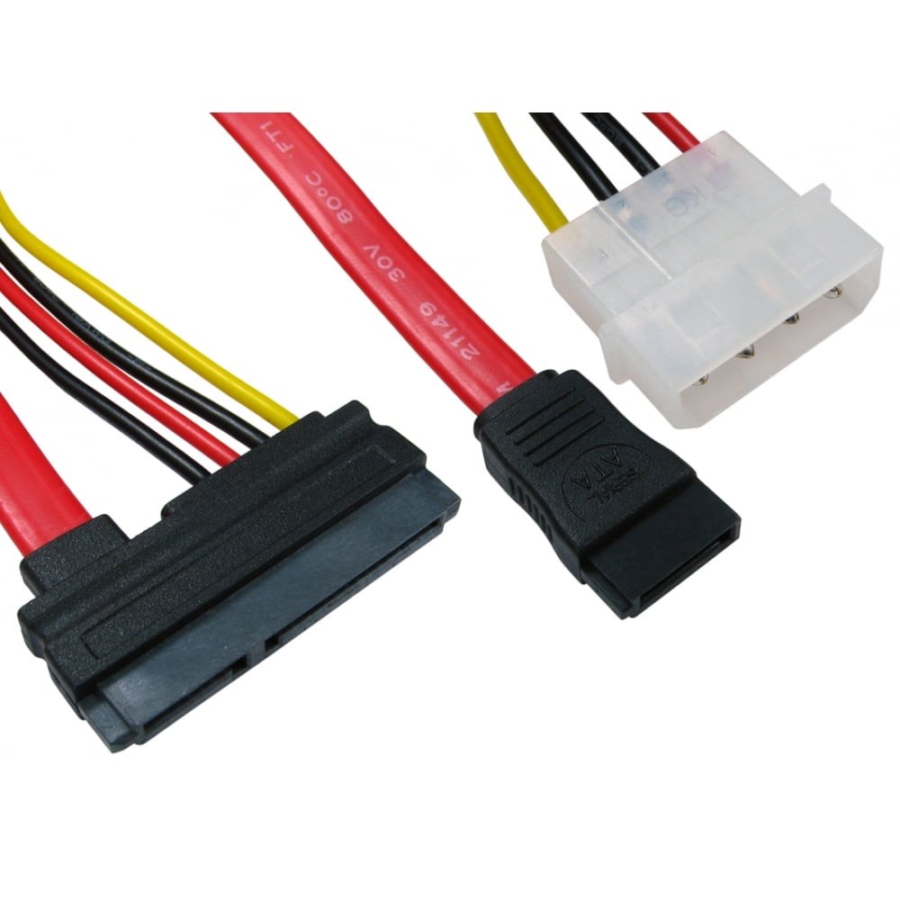 Cables Direct Molex to SATA Combo Power and Data Cable