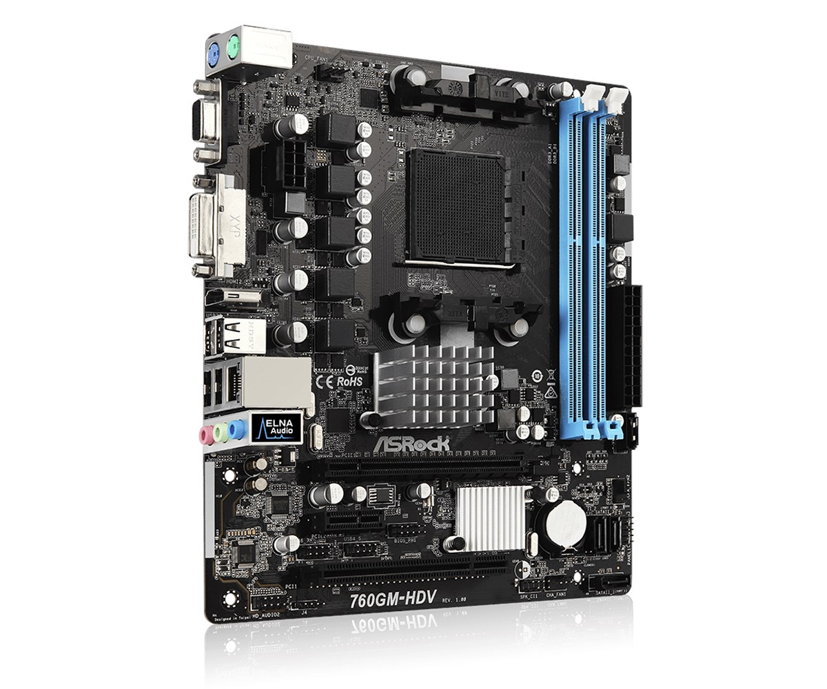 Какие процессоры поддерживает материнская плата asrock 760gm hdv