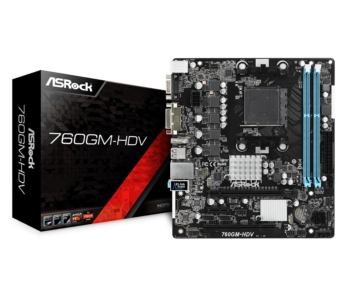 760gm hdv asrock не запускается