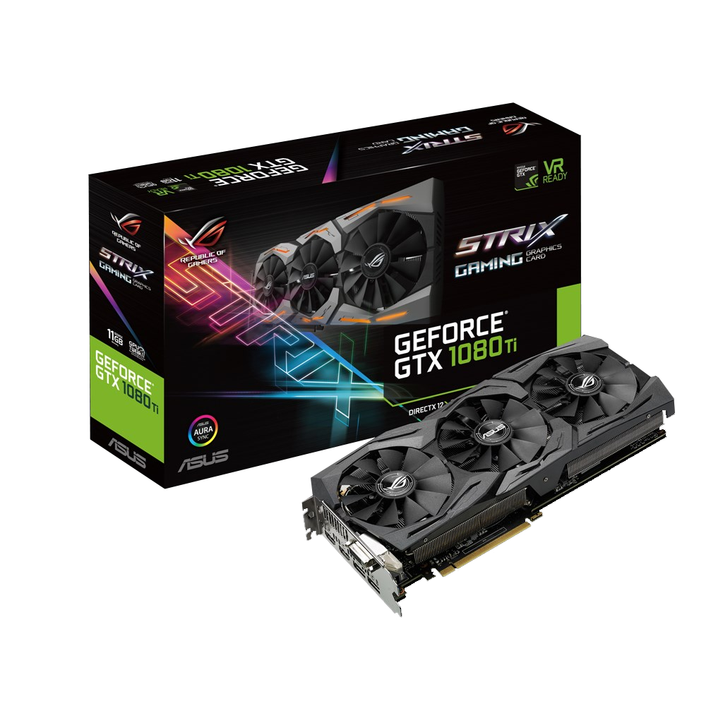 ASUS GeForce GTX 1080 Ti 11GB Strix Edition Boost Graphics Card ...