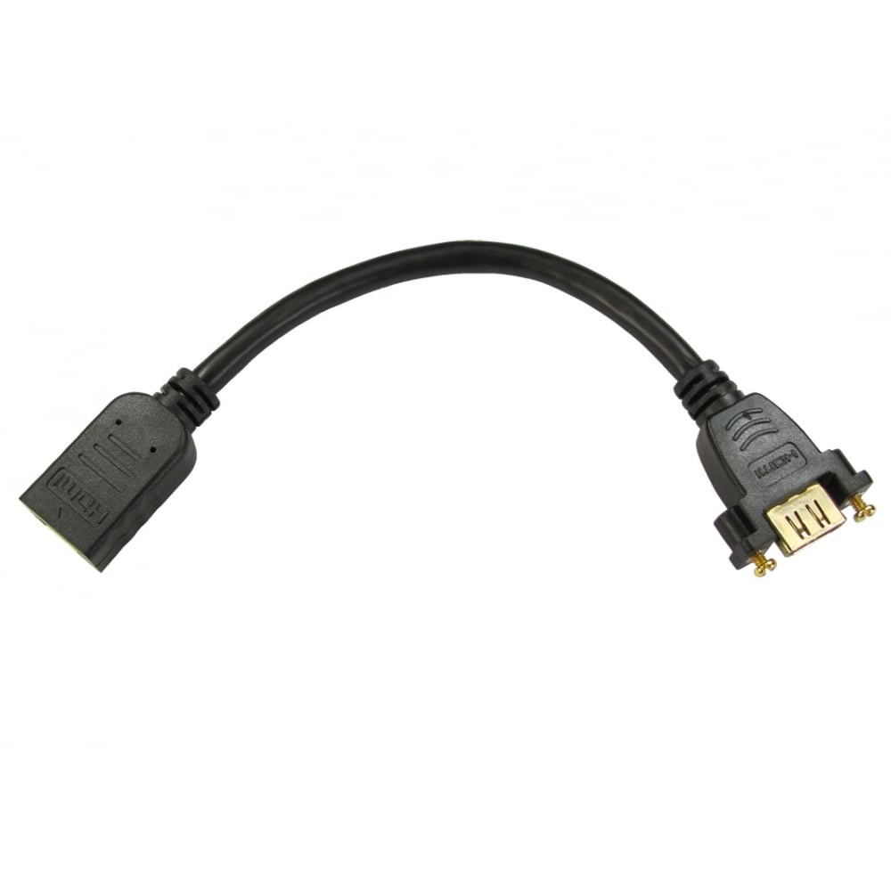 Photos - Cable (video, audio, USB) Cables Direct 0.2m HDMI 1.4 High Speed with Ethernet Stub with Gold 99HDHS 