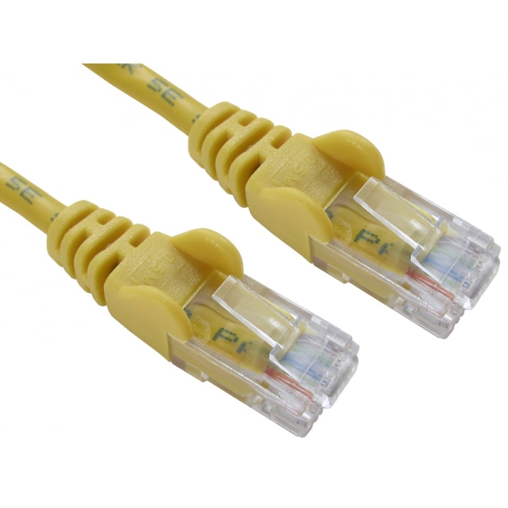 Photos - Ethernet Cable Cables Direct 5m CAT5E Patch Cable  99TRT-605Y (Yellow)