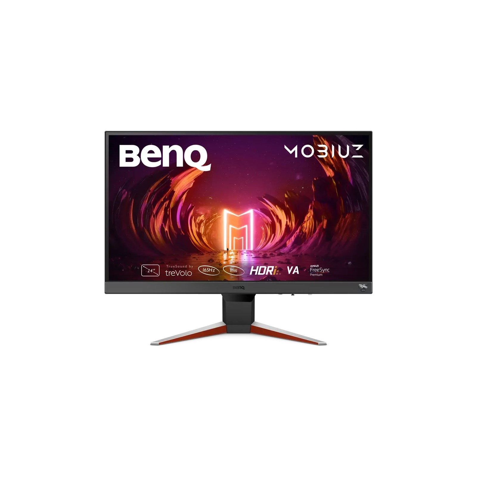 BenQ MOBIUZ EX240N 24 (23.8 Viewable) FHD 1920 x 1080 165 Hz HDMI,  DisplayPort, Audio FreeSync Premium (AMD Adaptive Sync) Built-in Speakers  Flat Panel Gaming Monitor 