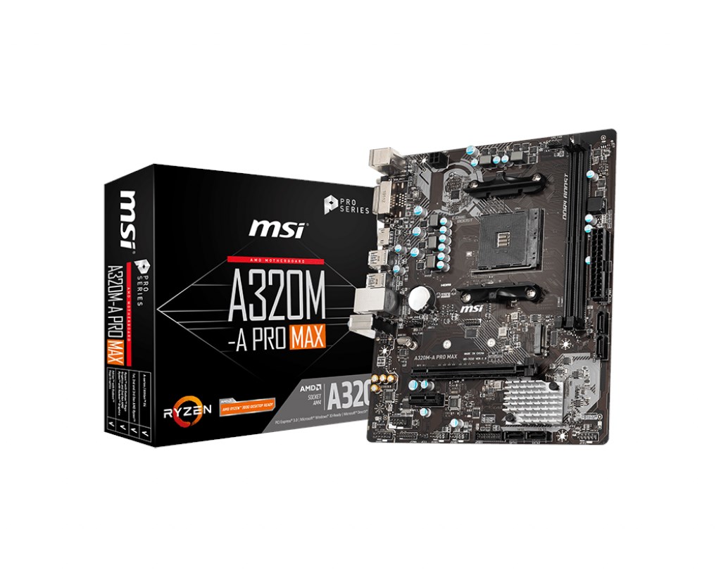 Msi A3m A Pro Max Amd Socket Am4 Motherboard A3m A Pro Max Ccl Computers