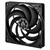 Arctic P12 Slim PWM PST 120mm Chassis Fan in Black