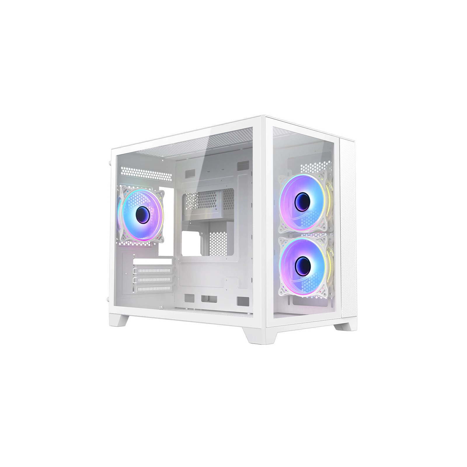 Vida Akira Mid Tower Gaming Case - White - AKIRA-WHT | CCL