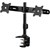 Amer AMR2C Dual Monitor Desk Mount with Clamp Base