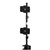 Amer AMR2C32V Dual Vertical Monitor Mount with Clamp Base