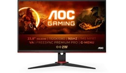 AOC 24G2SAE/BK 23.8" Full HD Gaming Monitor - VA, 165Hz, 1ms, Speakers, HDMI, DP