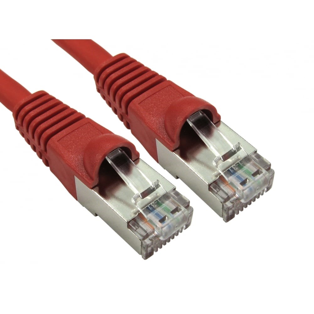 Photos - Ethernet Cable Cables Direct 0.5m CAT6A Patch Cable  ART-100R (Red)