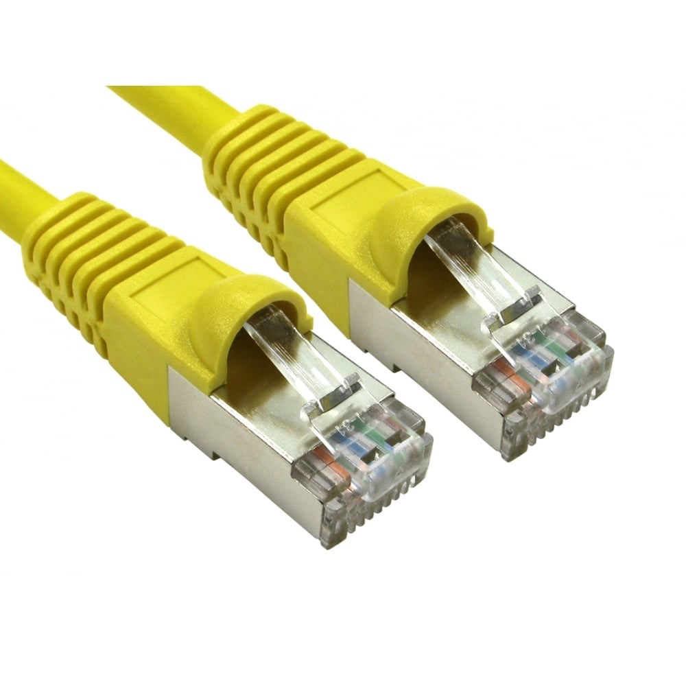 Photos - Ethernet Cable Cables Direct 15m CAT6A Patch Cable  ART-115Y (Yellow)