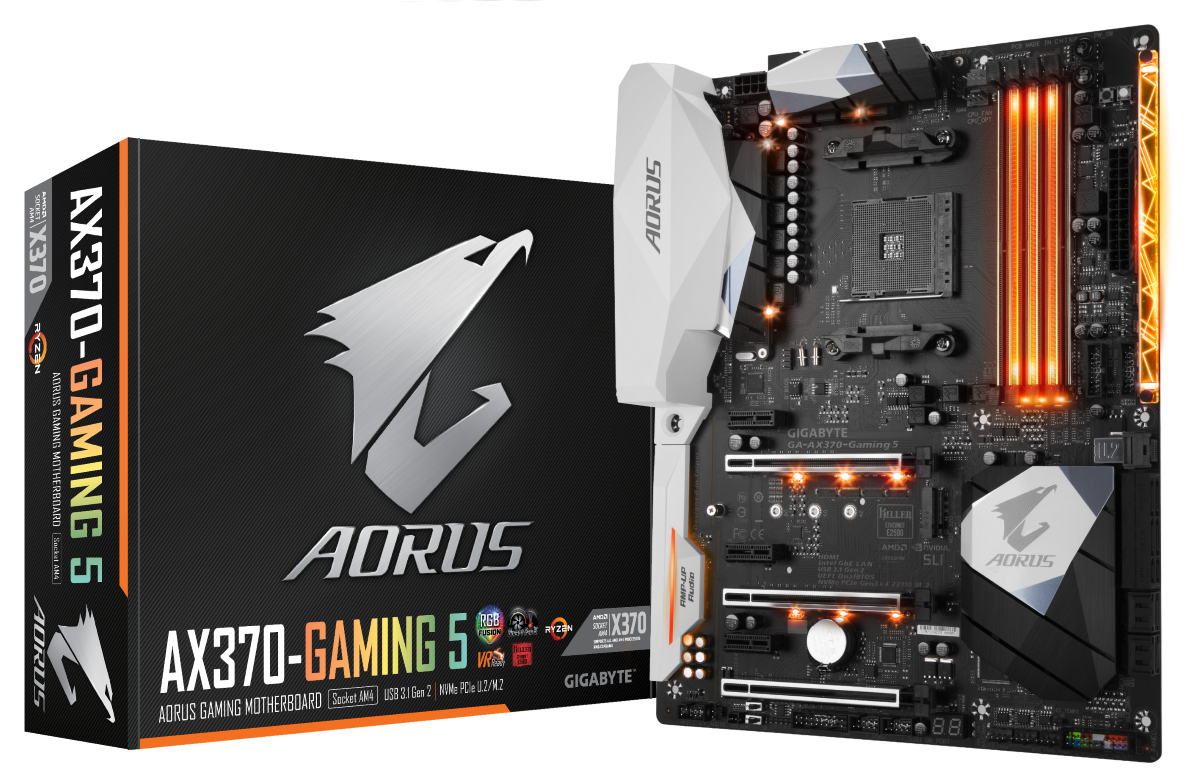 Gigabyte Aorus AX370-Gaming 5 Socket AM4 ATX Motherboard *Open Box ...