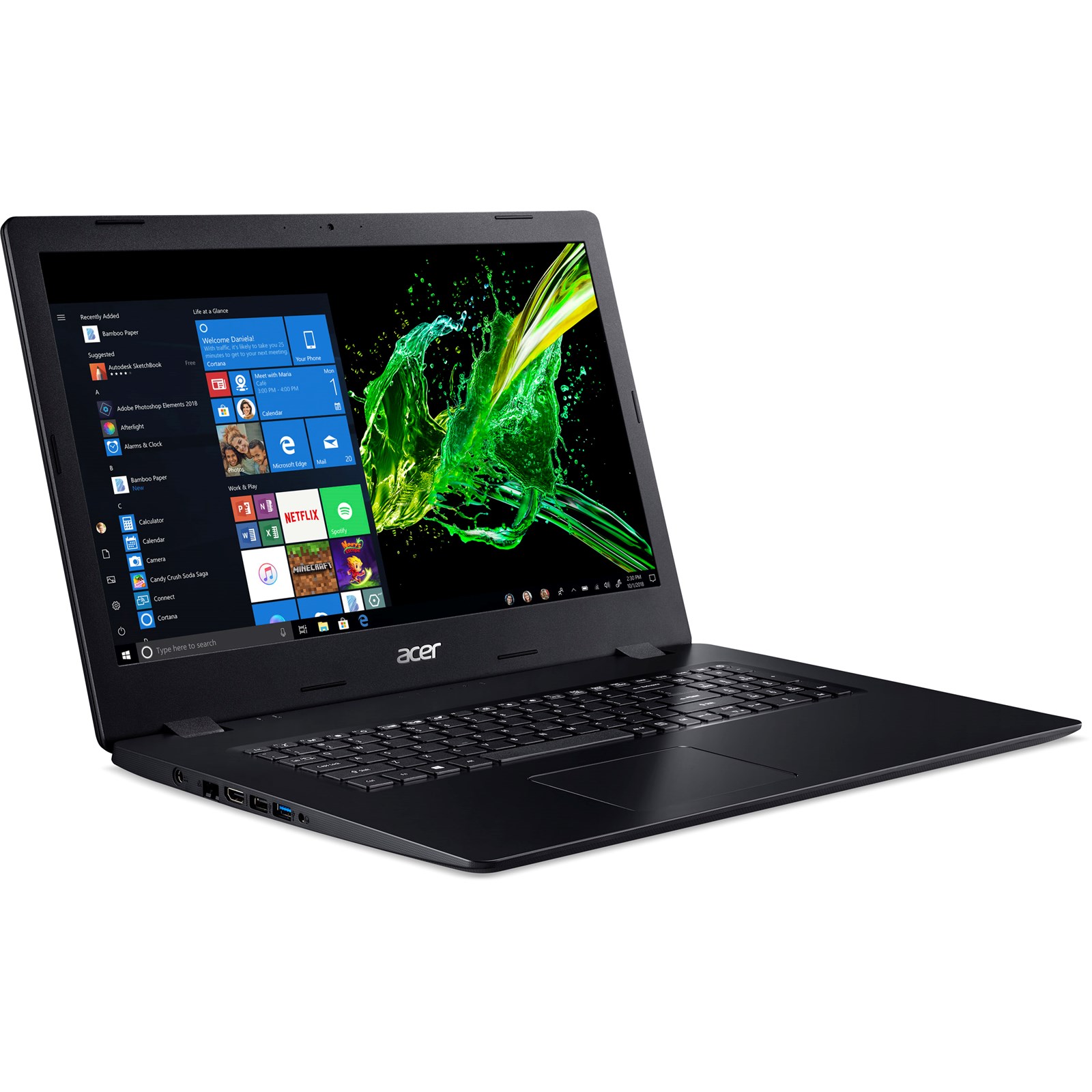 Acer aspire 3 нет изображения