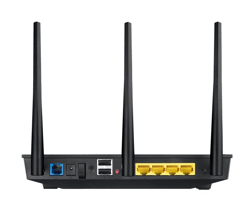 ASUS DSL-N55U 4-port Wireless ADSL Router - 90IG00G0-BU2000 | CCL Computers