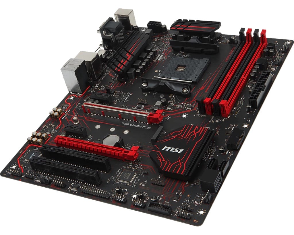 MSI B350 GAMING PLUS AMD Socket AM4 Motherboard - B350 GAMING PLUS ...