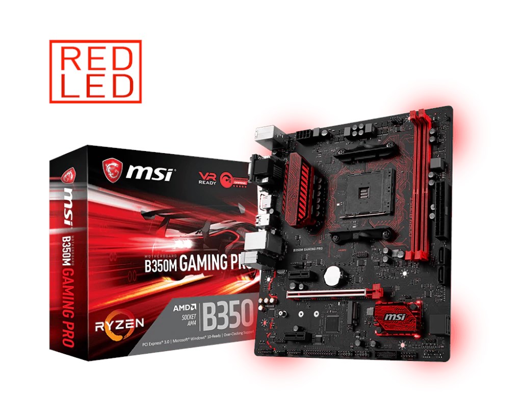 Msi b350m gaming pro какие процессоры поддерживает