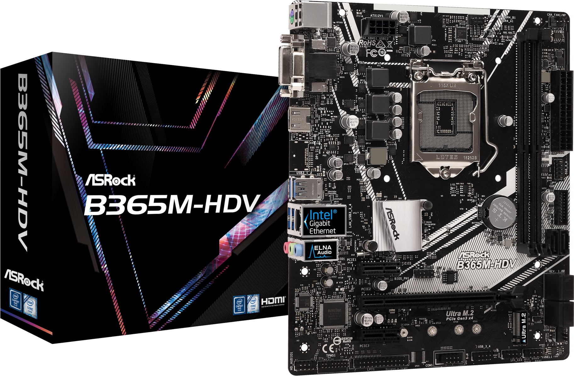 Asrock b365m hdv схема подключения