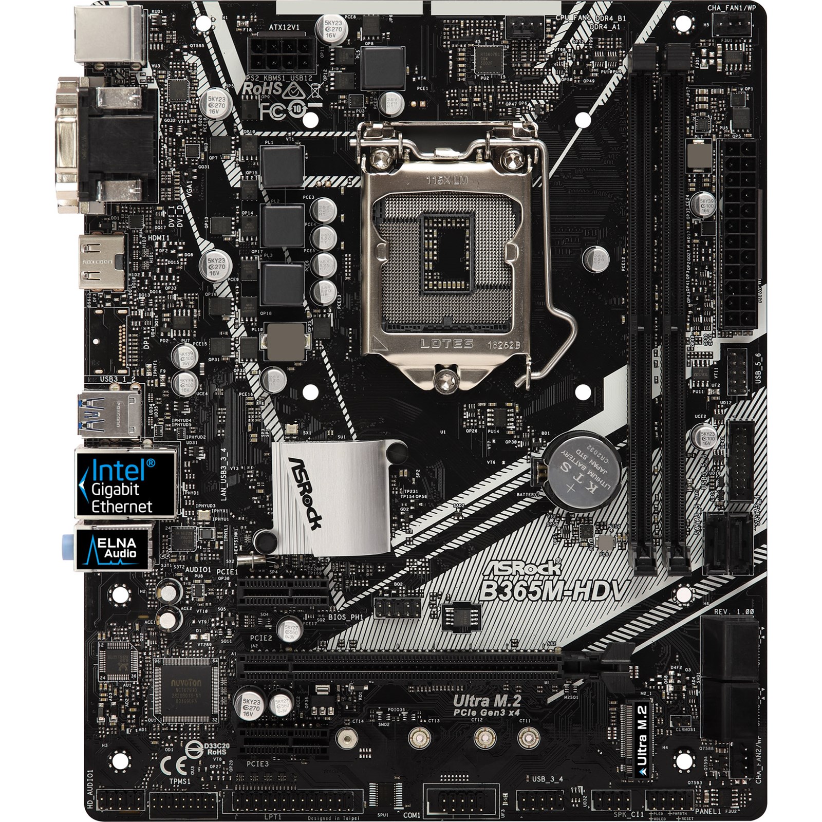 Asrock b365m hdv какие процессоры поддерживает