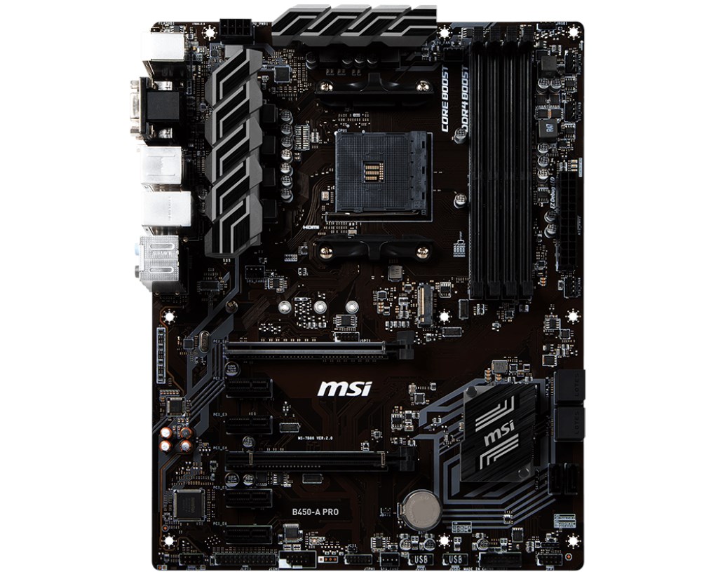 Материнская плата msi b450 a pro обзор