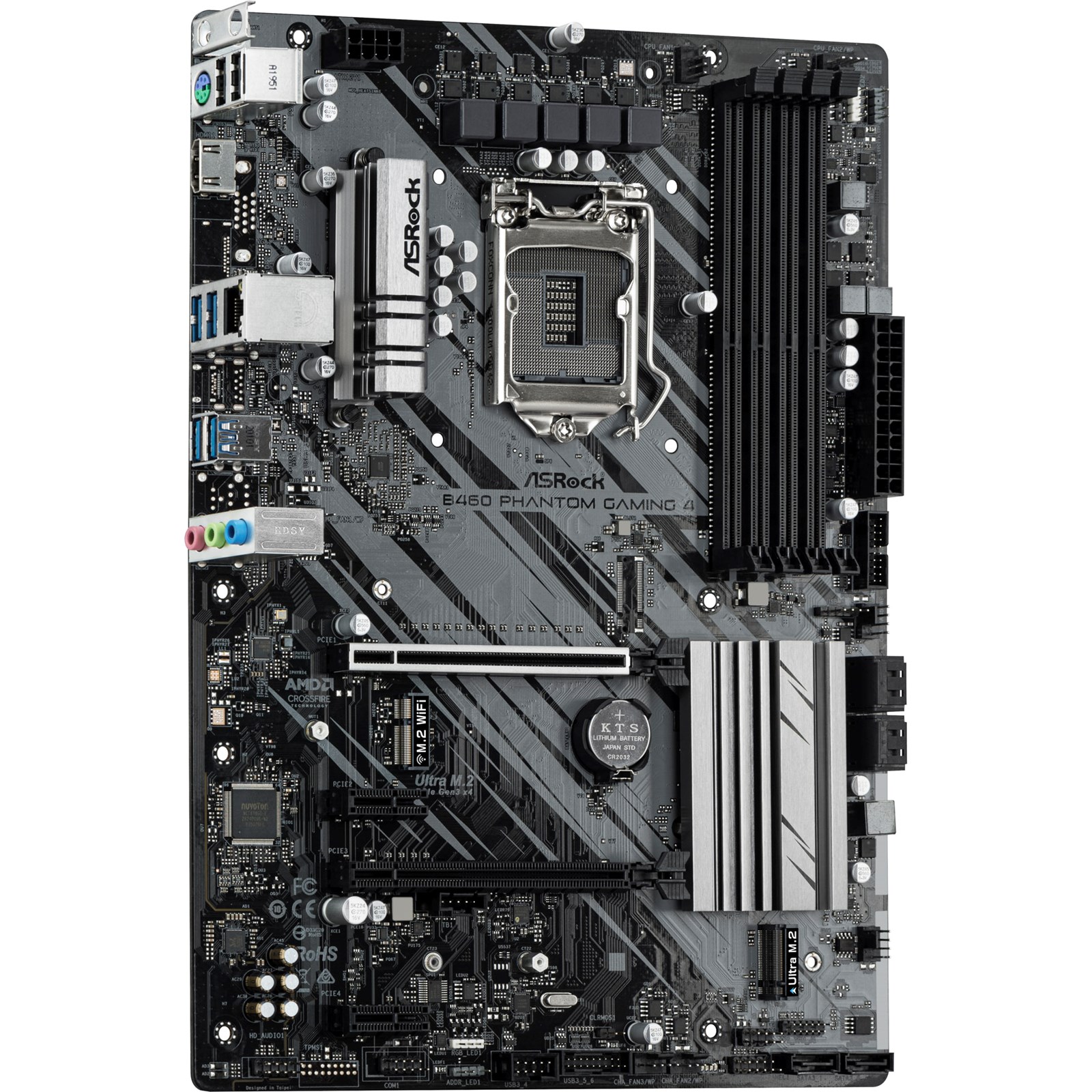 Asrock b460 phantom gaming 4 bios настройка