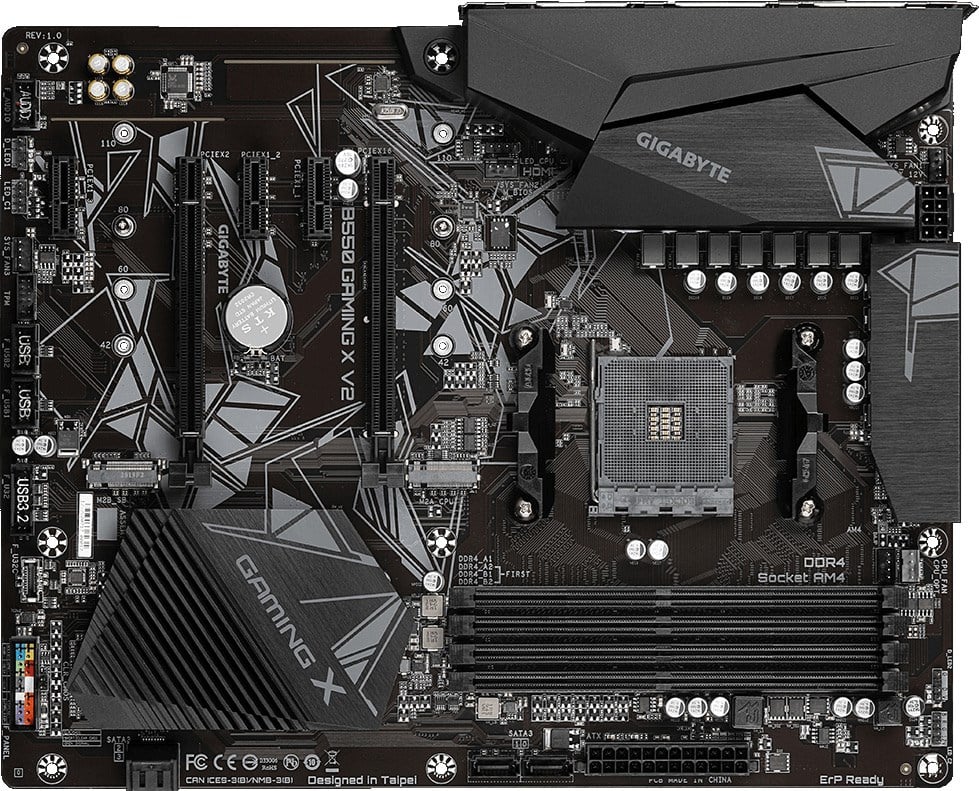 Gigabyte B550 Gaming X V2 AMD Socket AM4 Motherboard - B550 GAMING X V2 ...