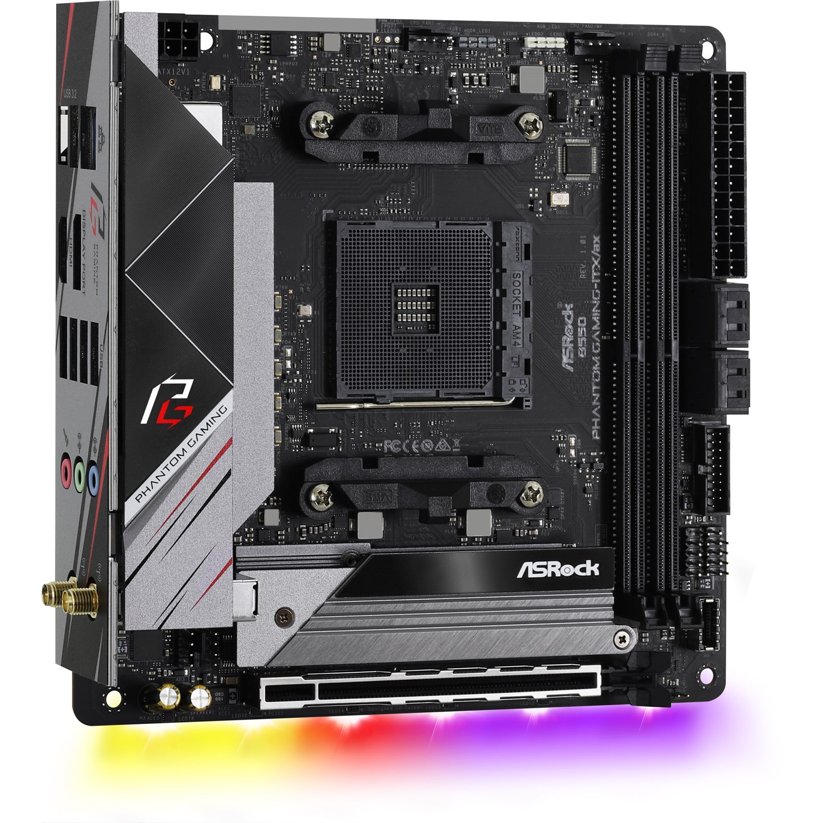 Asrock b550 phantom gaming 4 подключение