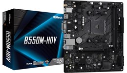 ASRock B550M-HDV mATX Motherboard for AMD AM4 CPUs