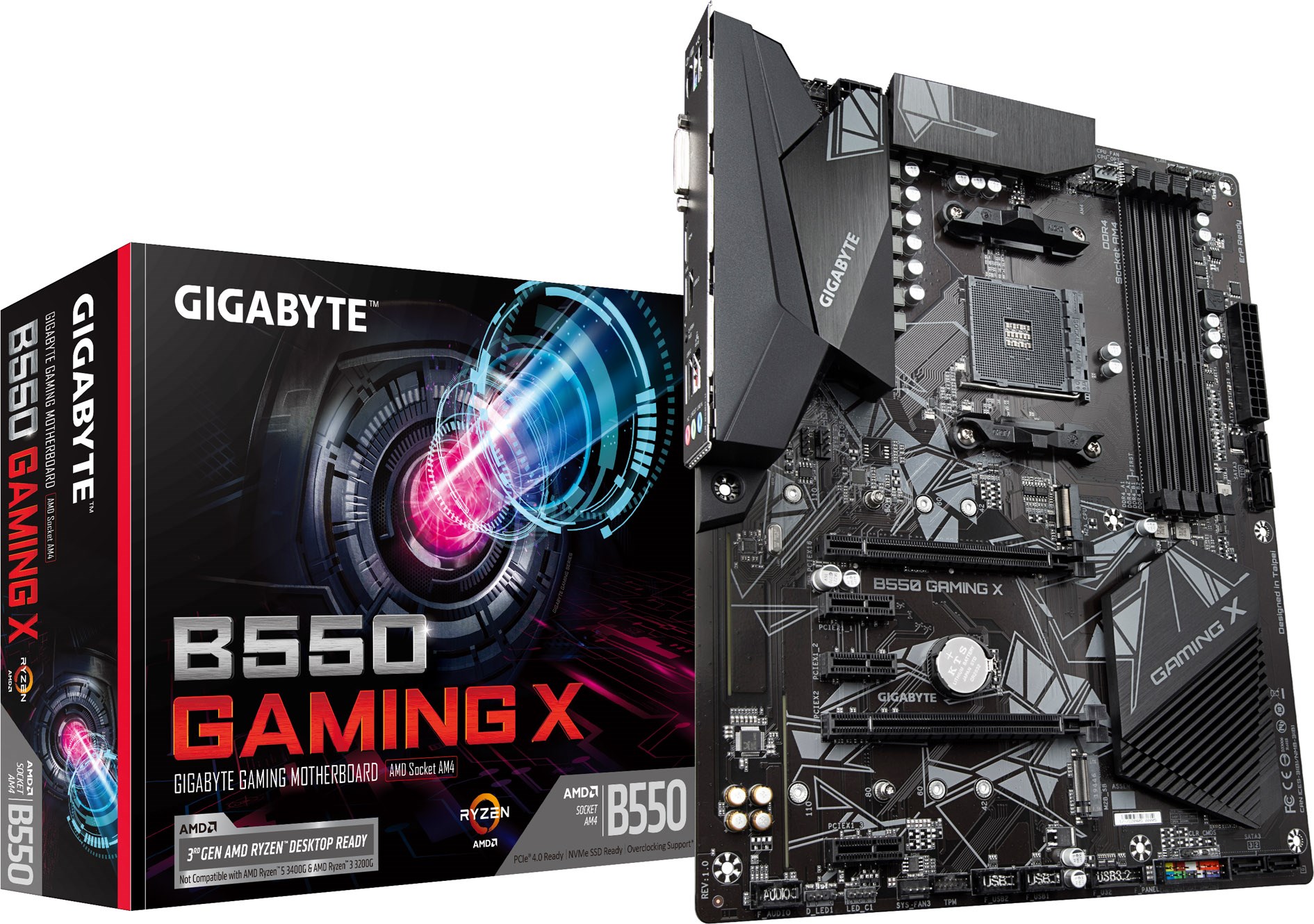 Материнская плата gigabyte b550 gaming x v2 подключение