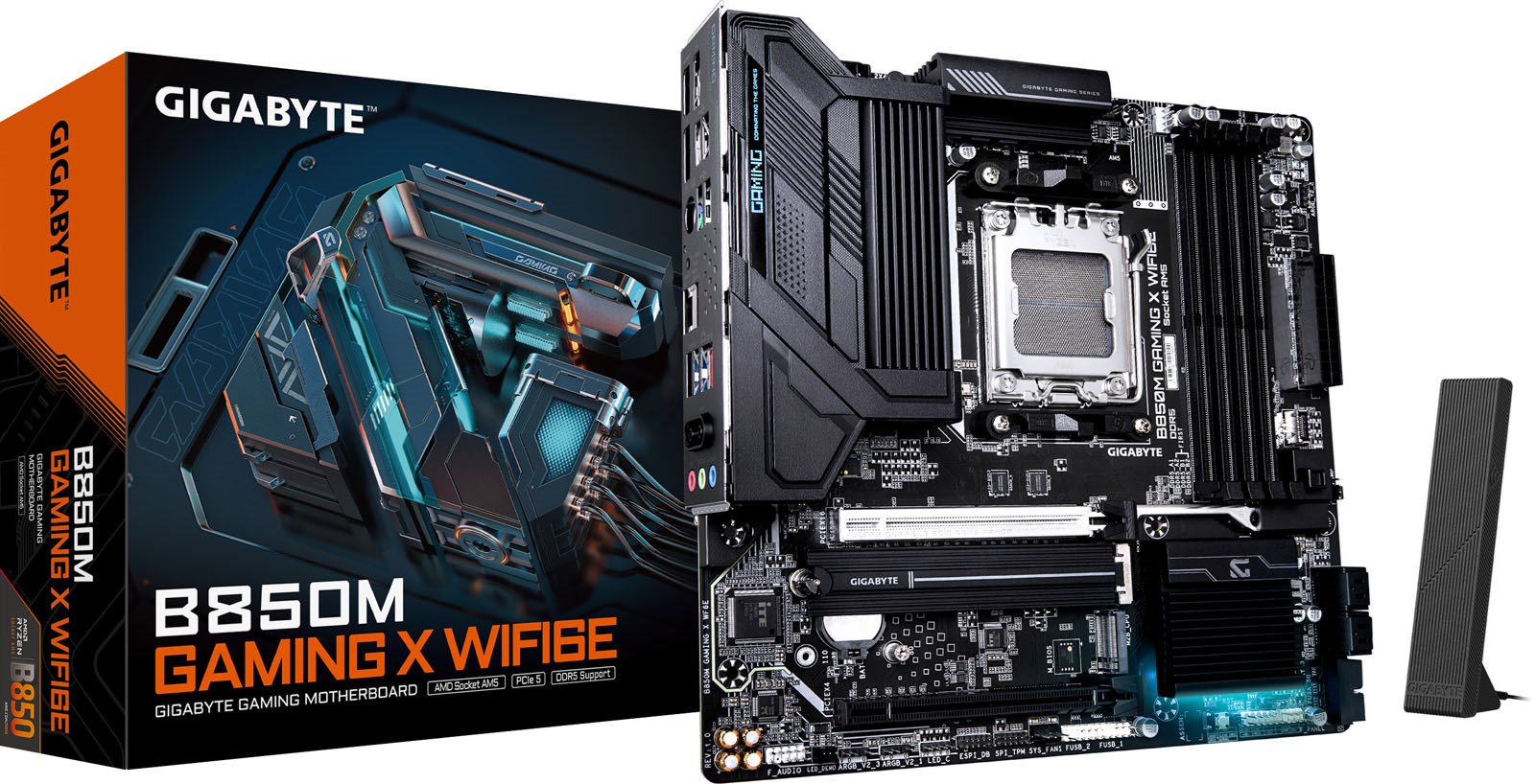 Gigabyte B850M GAMING X WIFI6E mATX Motherboard For AMD AM5 CPUs