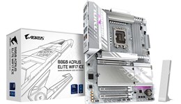 Gigabyte B860 AORUS ELITE WIFI7 ICE ATX Motherboard for Intel LGA1851 CPUs