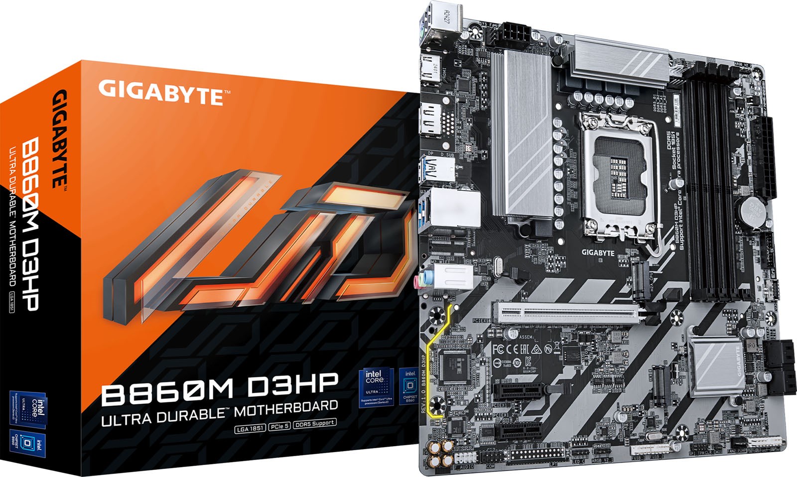 Gigabyte B860M D3HP Intel Socket 1851 mATX Motherboard