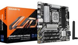 Gigabyte B860M DS3H WIFI6E mATX Motherboard for Intel LGA1851 CPUs