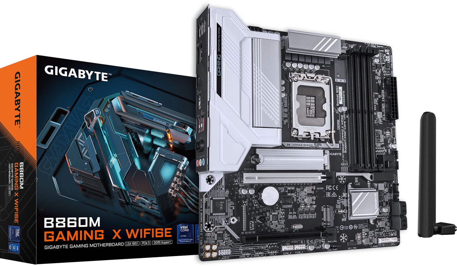 Gigabyte B860M GAMING X WIFI6E Intel Socket 1851 mATX Motherboard