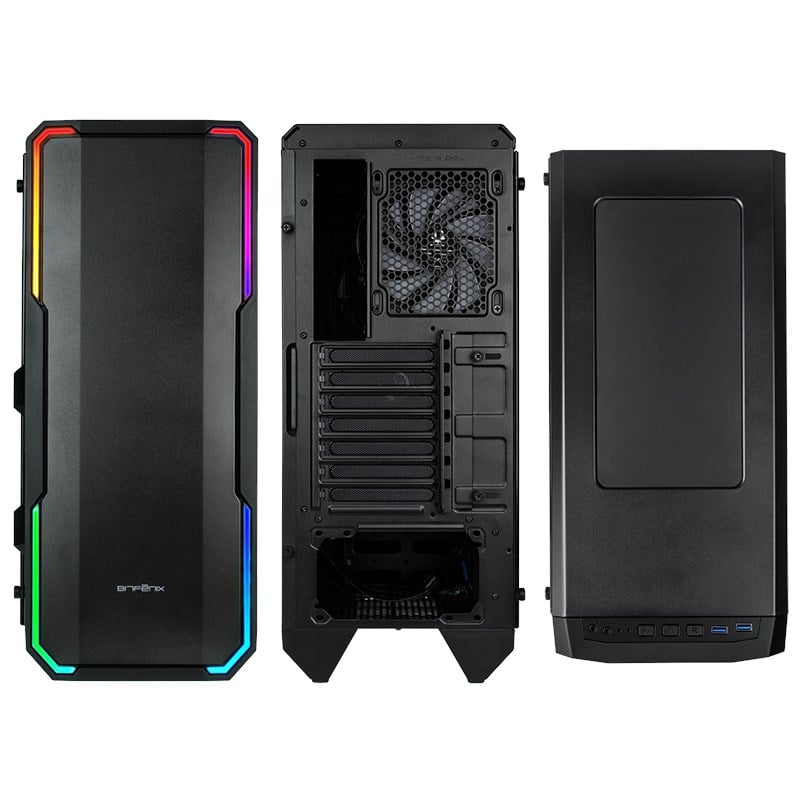 Bitfenix Enso Mid Tower Gaming Case Bfc Ens 150 Kkwgk Rp Ccl Computers