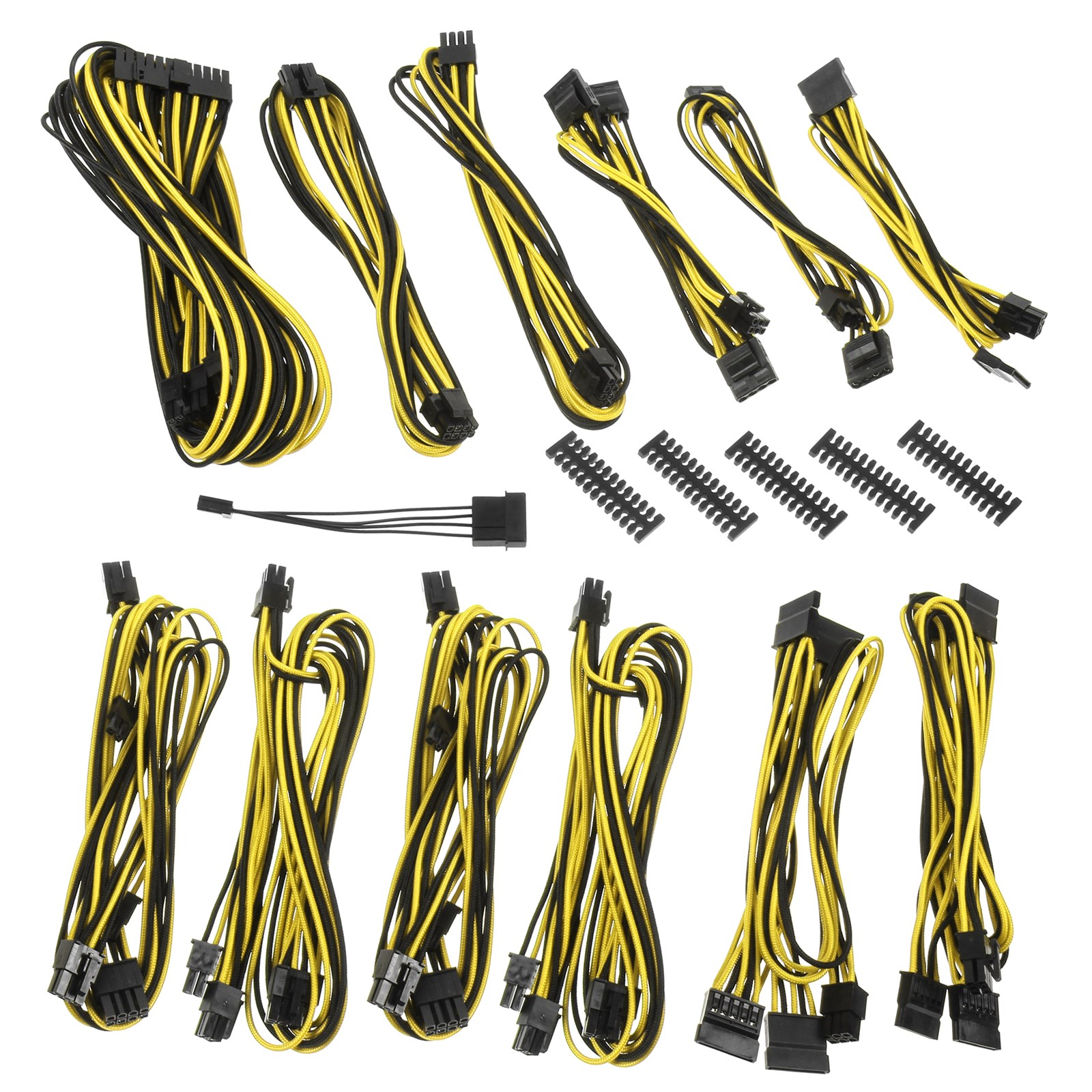 BitFenix Alchemy 2.0 PSU Cable Kit SSC-Series - Black ...