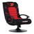 BraZen Pride 2.1 Bluetooth Surround Sound Gaming Chair in Black, Red