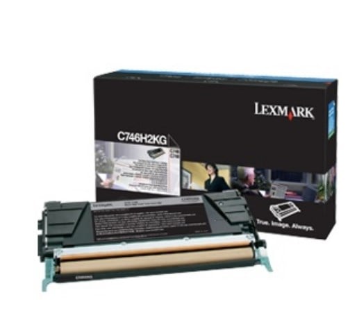Photos - Ink & Toner Cartridge Lexmark  Black Toner Cartridge for C746/C748 C74 (High Yield: 12,000 Pages)
