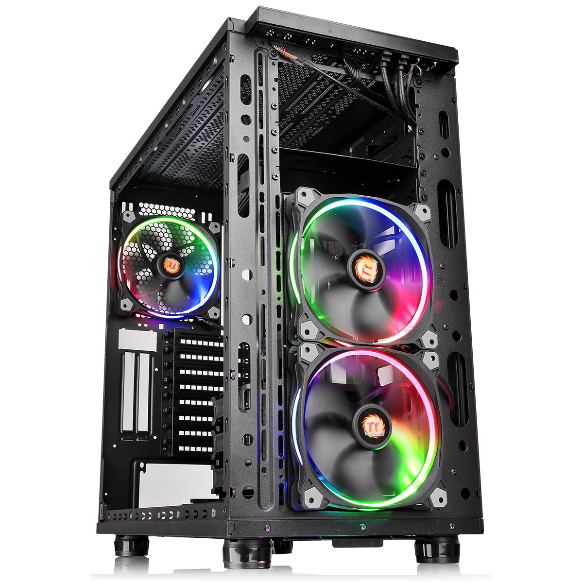 Thermaltake View 31 TG RGB Mid Tower Gaming Case - CA-1H8-00M1WN-01 ...