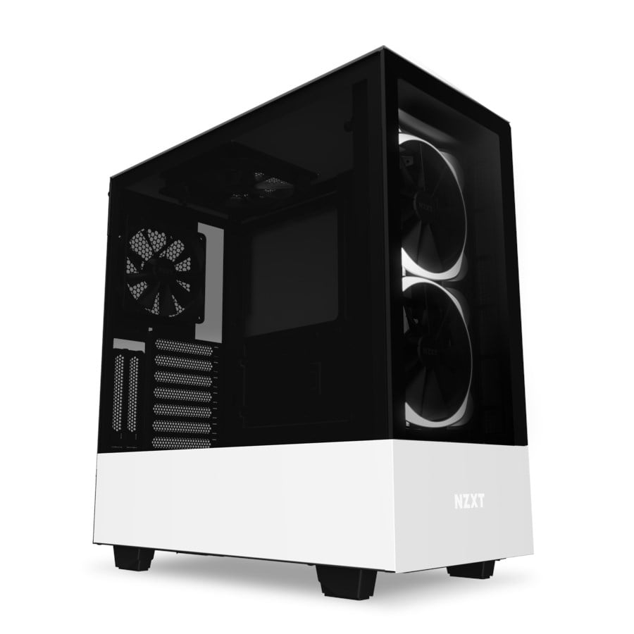 NZXT H510 Elite Mid Tower Gaming Case - White - CA-H510E-W1 | CCL