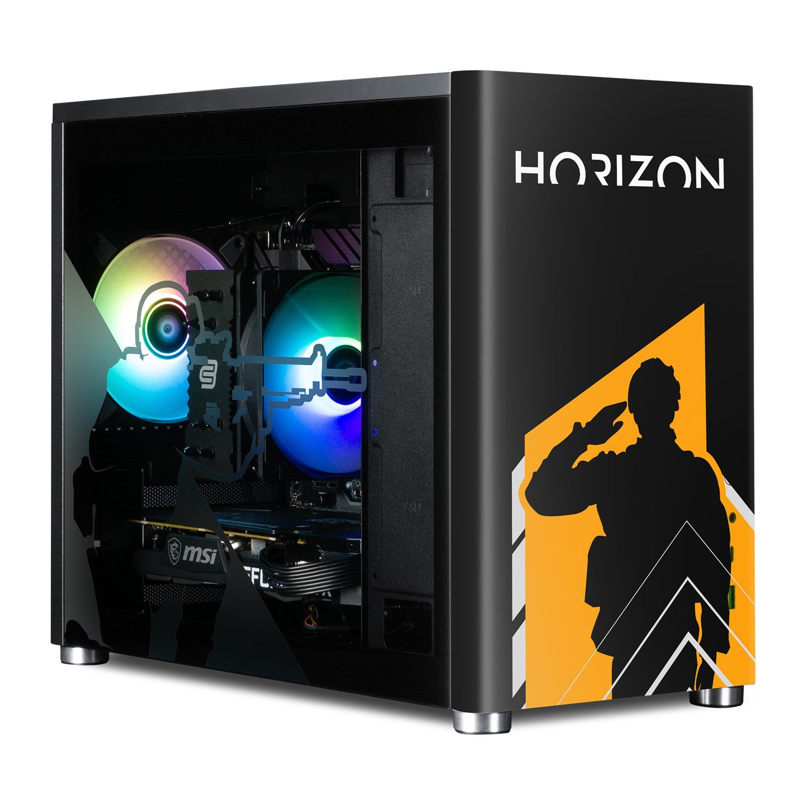 de_Horizon Intel Core i5-12400F RTX 4060 Custom Build Gaming PC