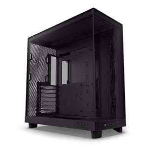 NZXT H6 Flow Compact Dual-Chamber Mid-Tower Airflow Case in Black