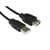 Cables Direct 1m USB 2.0 Extension Cable in Black