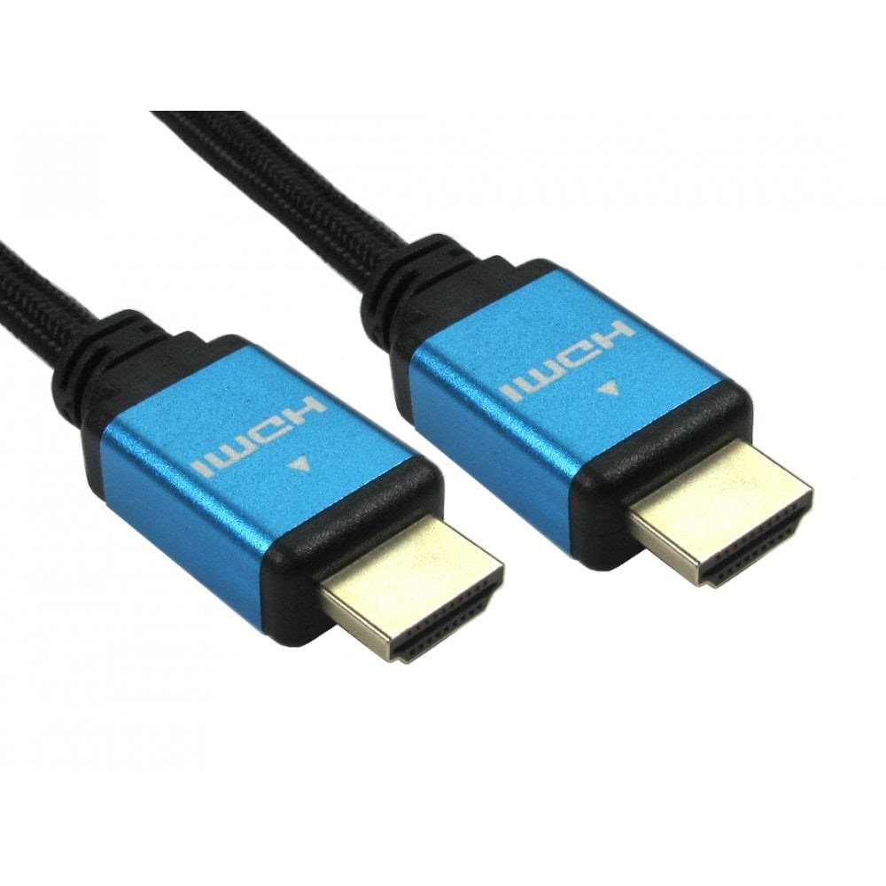Photos - Cable (video, audio, USB) Cables Direct 2m HDMI v2.1 Certified Video Cable, Blue Connector CDLHDUT8K 