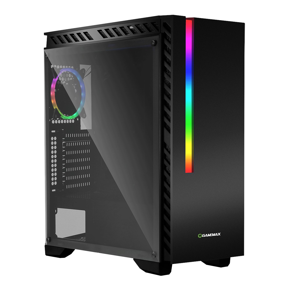 Game Max Chroma Mid Tower Gaming Case - Black - CHROMA ...