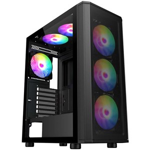 CiT Air Max Airflow ATX Gaming Case in Black