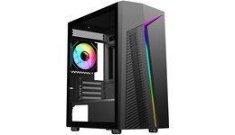 CiT Alpha Mid Tower Gaming Case - Black 