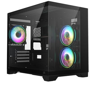 CiT Concept mATX Gaming Cube Case in Black