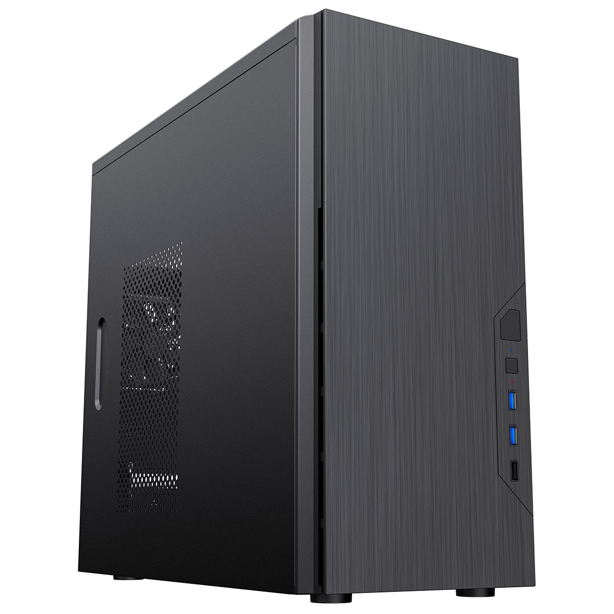 Photos - Computer Case CiT Course Mid Tower Case - Black -COURSE 